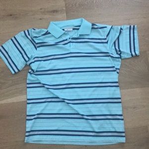 Blue Columbia golf shirt